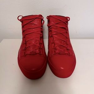 Balenciaga Leather High top Arena Sneakers